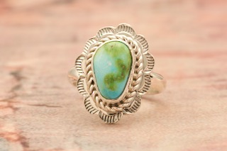 Genuine Sonoran Turquoise Sterling Silver Ring